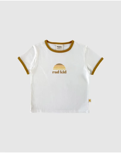 Banabae - Rad Kid Classic Ringer Organic Cotton Tee
