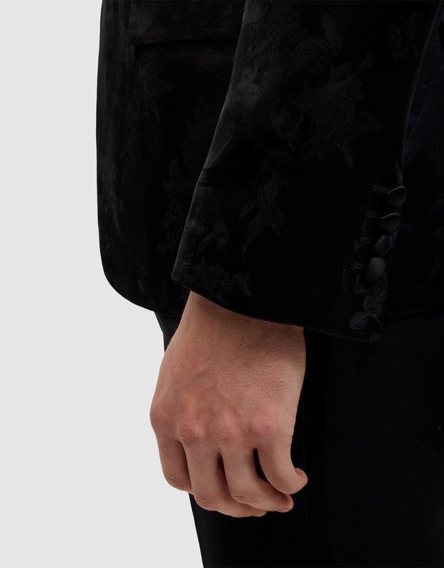 Politix - Matheson Jacquard Black Tie Tuxedo