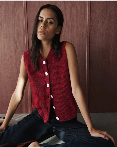 Jag - Lily Button Vest