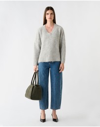 Esmaee - Whisper V-Neck Sweater