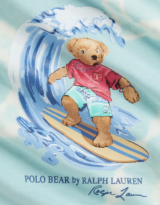 Polo Ralph Lauren - Polo Bear Tie-Dye Cotton Tee & Shorts Set - Babies