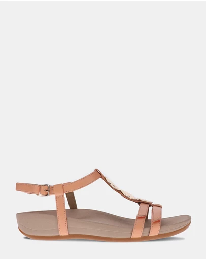 Mia Vita - Ayla Adjustable Sandal - Apricot