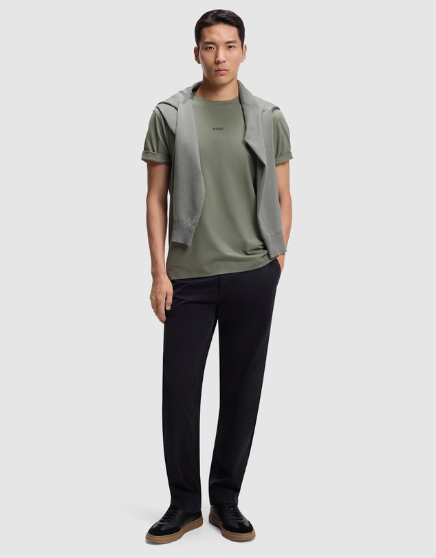 BOSS - Layered Logo Print Relaxed T-Shirt