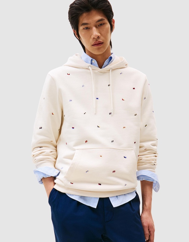 Tommy Hilfiger - All Over Print Flags Hoodie