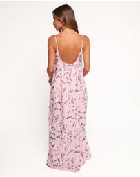 Petal & Pup - Lumina Maxi Dress - Pink Floral