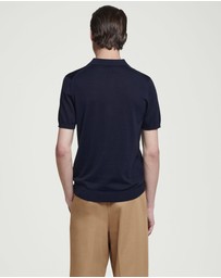 COS - Knitted Silk Polo Shirt