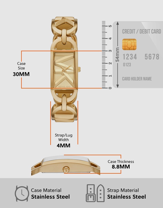 Michael Kors - Mk Empire Gold Tone Analogue Watch
