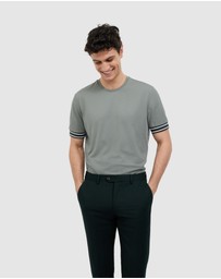 Politix - Curtis Travel Striped Pique Tee