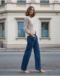 DRICOPER DENIM - Carrie Astro Wide Straight Leg Jeans