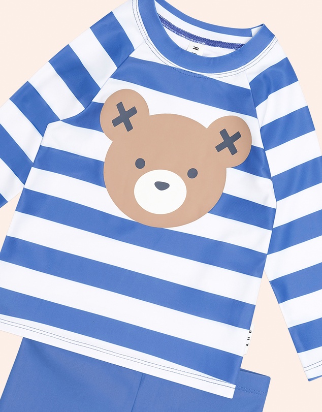 Huxbaby - Stripe Huxbear Two-Piece Swim Set - Babies-Kids
