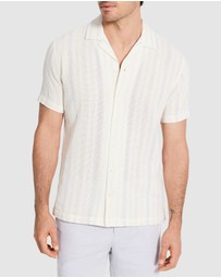 Tarocash - Delos Stripe Textured Shirt