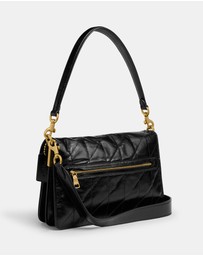 Coach - Quilted Glazed Leather Chain Tabby Shoulder Bag with Chain