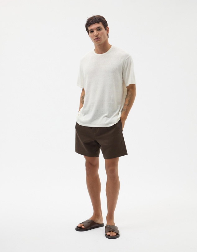 AERE - Linen Blend T-Shirt