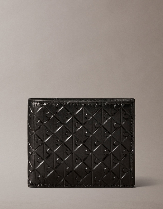 Calvin Klein - Embossed Emblem Billfold With Coin Pouch