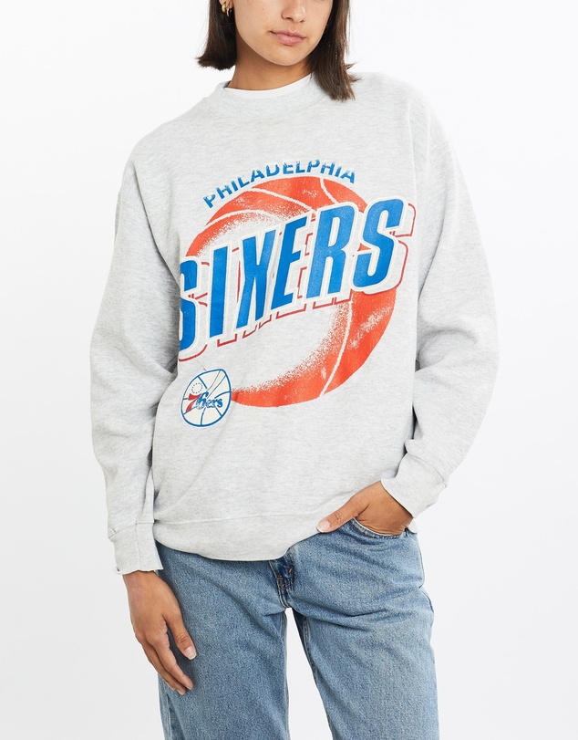 Vintage by The Real Deal - Pre Loved - Vintage 90s NBA Philadelphia 76ers Sweatshirt