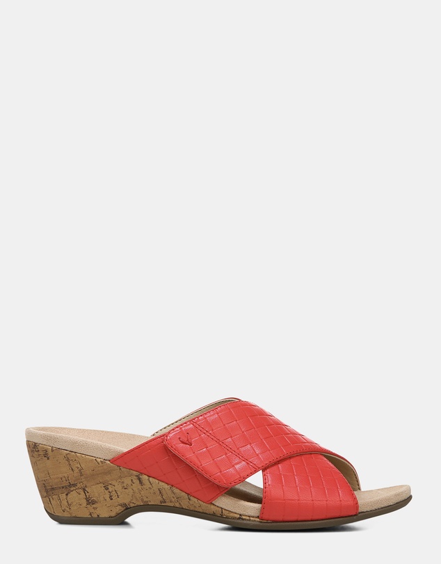 Vionic - Leticia Wedge Sandal - Poppy