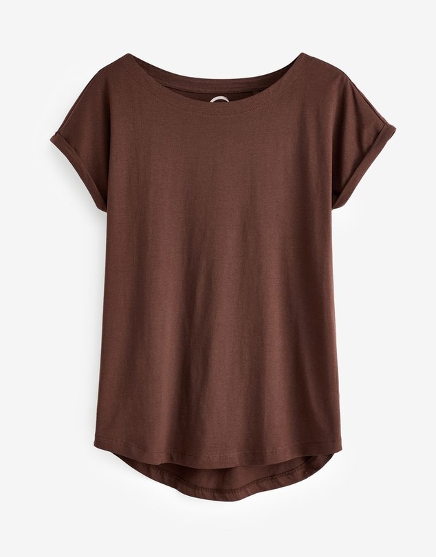 NEXT - 100% Cotton Cap Sleeve T-Shirts 3 Pack
