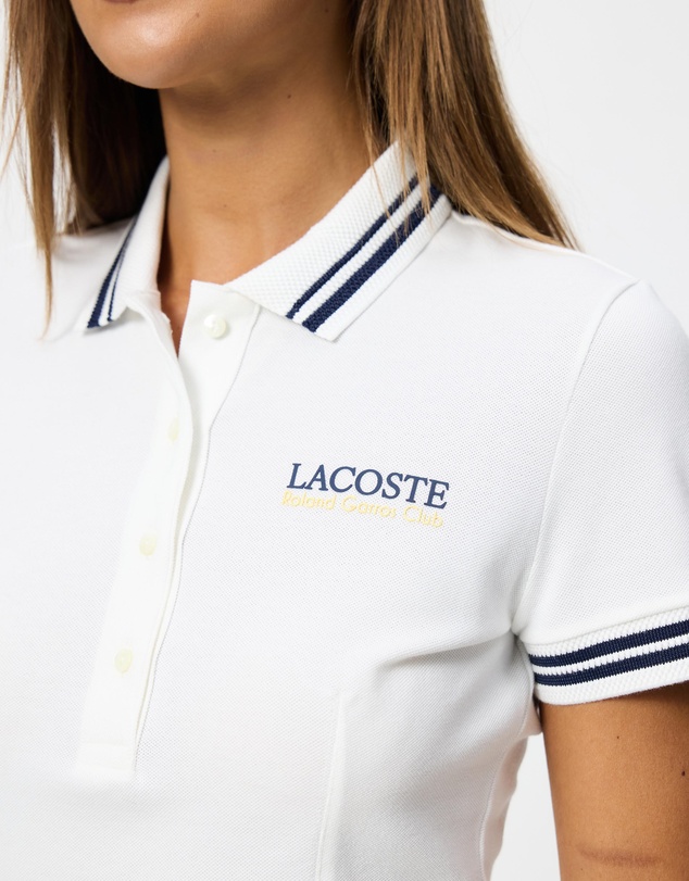 Lacoste - Roland Garros Club Stretch Mini Pique Polo