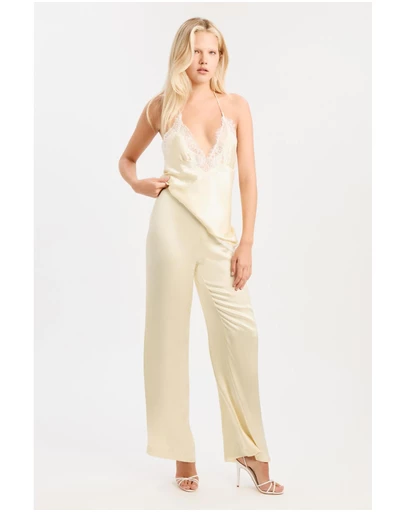 Bardot - Devin Mid Rise Satin Pant