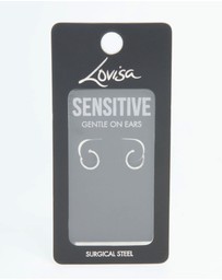 Lovisa - Surgical Steel Sleeper Earrings 7 MM