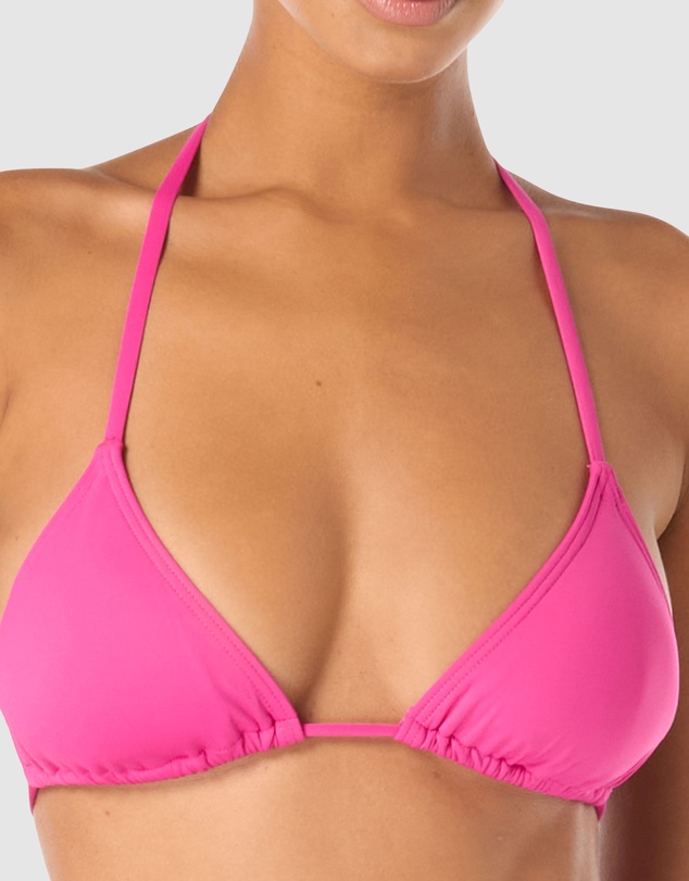 Michael Kors - Padded Triangle Halter String Bikini Top
