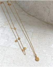 Ichu - Multi Disc Necklace, Gold