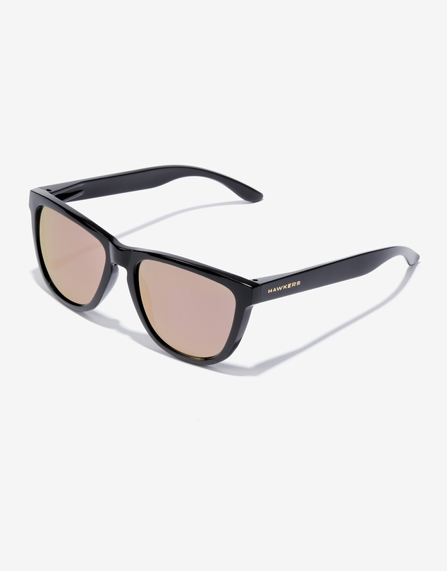 Hawkers Co - Hawkers - One raw - polarized black rose gold   Sunglasses for Men and Women Polarized