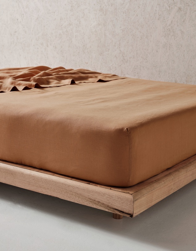 Linen House - Nimes Pure Linen Fitted Sheet