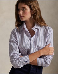 Polo Ralph Lauren - Stretch Slim Fit Striped Poplin Shirt