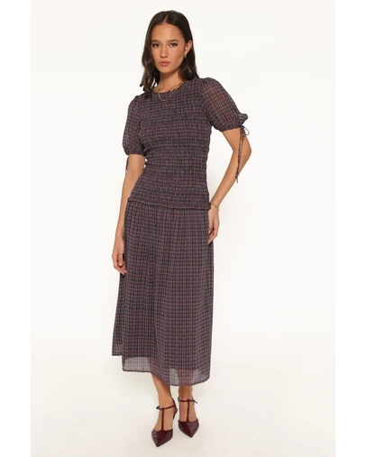 Petal & Pup - Naomi Maxi Dress - Berry Plaid