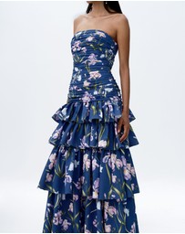 JUSTIN TONG - Elara Linen Ruffle Dress
