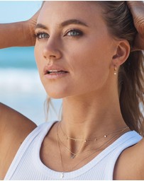 Luna Rae - Solid Gold - Mirrored Stars Necklace