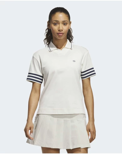 adidas Originals - Originals 3-Stripe Polo Shirt Womens