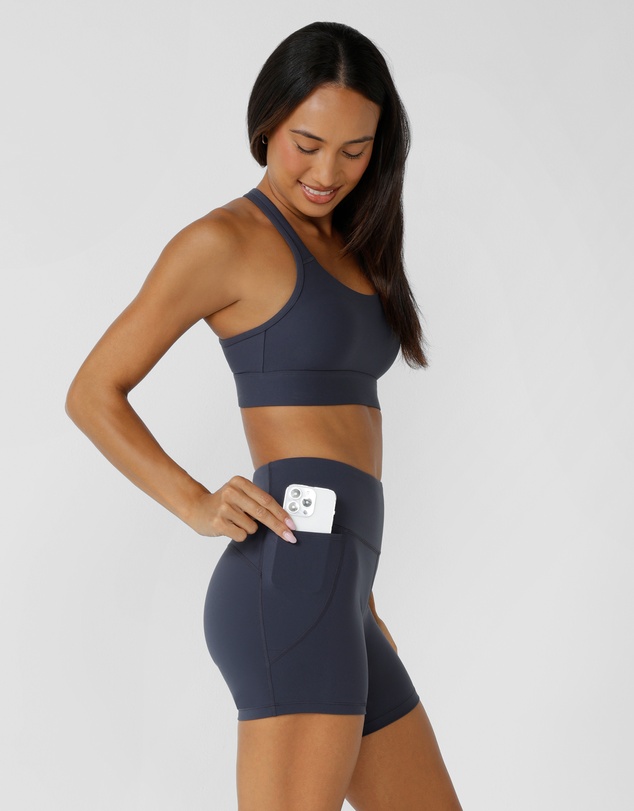 Lorna Jane - Amy No Chafe Phone Pocket 14cm Bike Shorts
