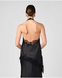 MVN - Lace Halter Neck Top