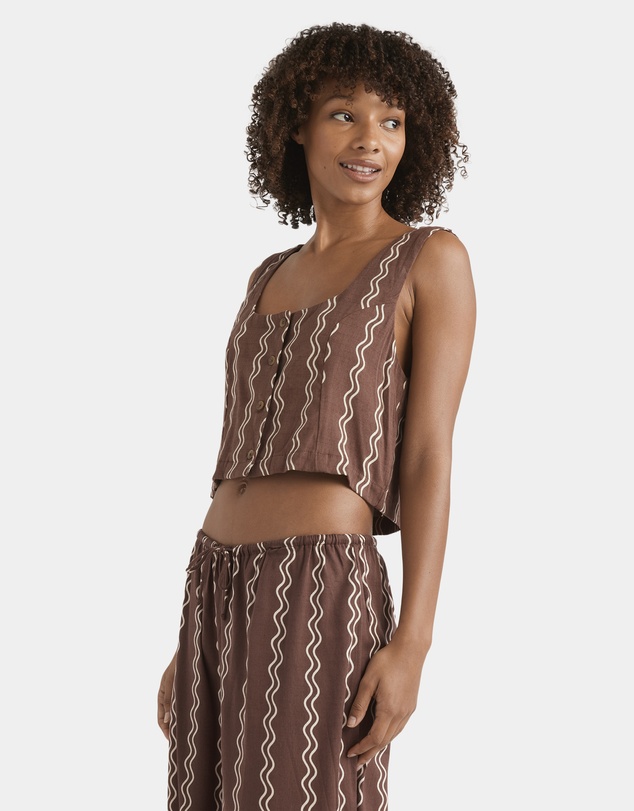 Billabong - Womens Another Wave Woven Tank Top