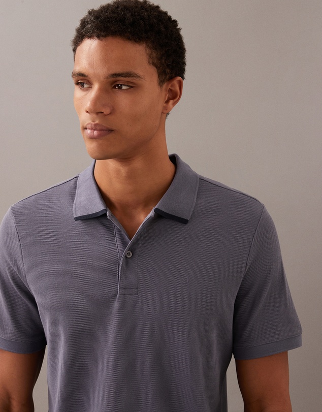 Calvin Klein - Bubble Stitch Polo Shirt