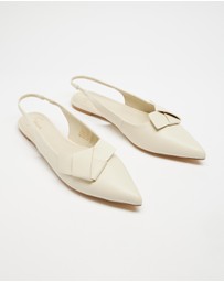 SPURR - Freya Sling Back Bow Flat - ONLINE EXCLUSIVE