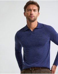 Oxford - Blair Polo Collar Merino Knit