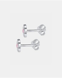 Elli Jewelry - Earrings Kids Flower Crystals 925 Sterling Silver