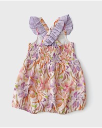 WITH LOVE FOR KIDS - Cotton Muslin Frill Playsuit - Babies