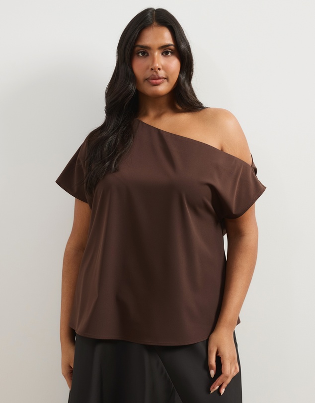 Atmos&Here Curvy - Willow Off Shoulder Top