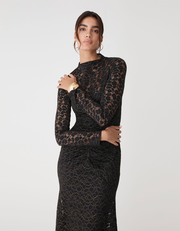 Forcast - Romy Lace Ruched Dress