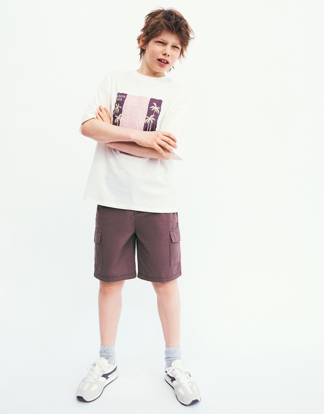M.N.G - Volcano Cargo Shorts - Kids-Teens