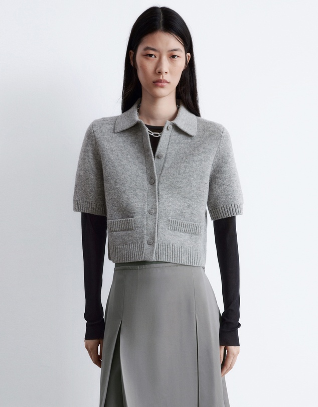 & Other Stories - Knitted Short-Sleeve Cardigan