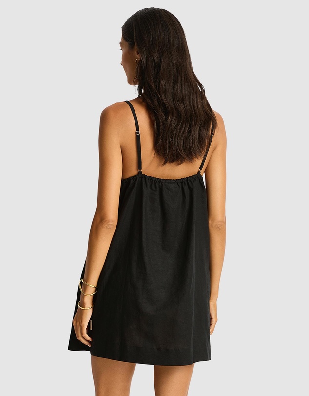 Sea Level Australia - Shore Linen Shift Short Dress