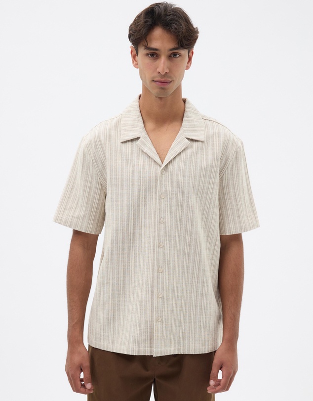 AERE - Cotton Stripe Shirt