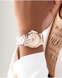 GUESS - Guess Ladies 2-Tone 36mm Analogue Watch