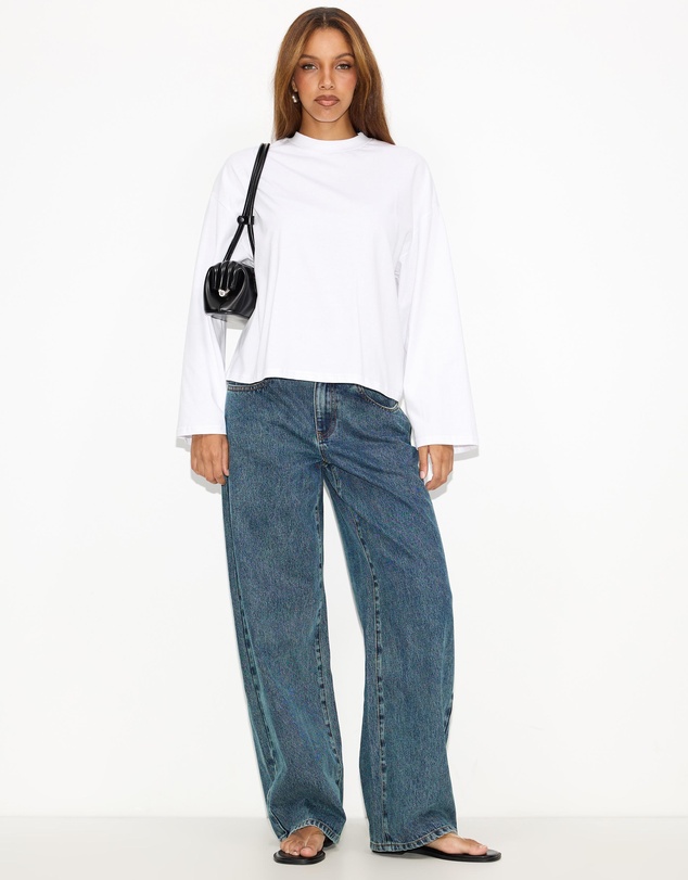 Dazie - Nostalgia Oversized Long Sleeve Tee