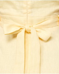 AERE - Mysa Linen Mini Dress